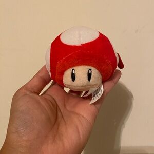 Mario Mushroom Plush Keychain